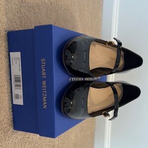 Stuart Weitzman Black Patent Leather Mary Jane Shoes

Includes dust bag